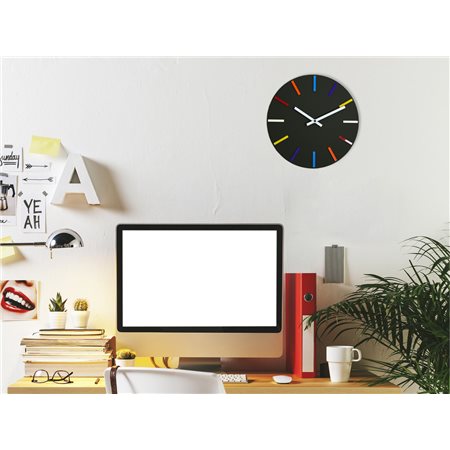 Zegar ścienny Colorfull Black