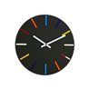 Zegar ścienny Colorfull Black | Dekormania
