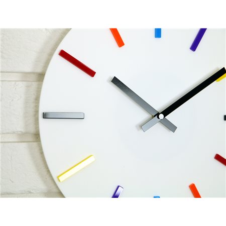 Zegar ścienny Colorfull White