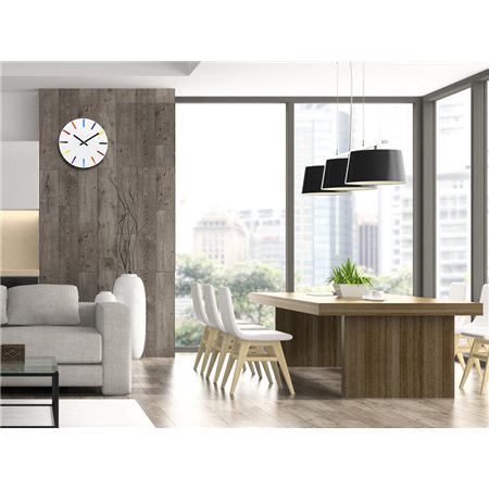 Zegar ścienny Colorfull White