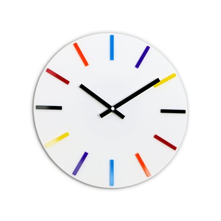 Zegar ścienny Colorfull White