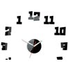 Zegar ścienny Crazy Clock black | Dekormania