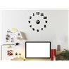 Zegar ścienny Crazy Clock black | Dekormania