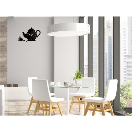 Zegar ścienny Czajnik Black