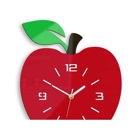 Zegar ścienny Czerowne jabłko