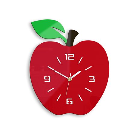Zegar ścienny Czerowne jabłko