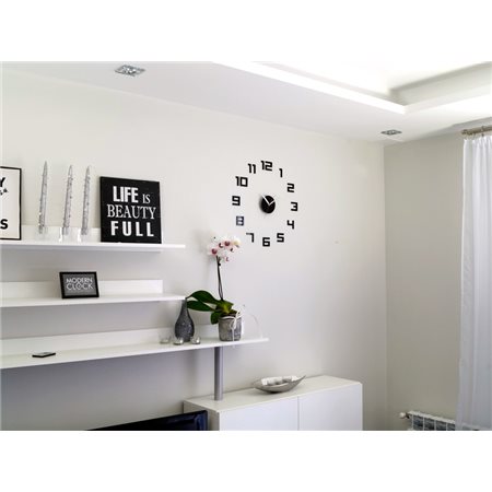 Zegar ścienny DIGIT black