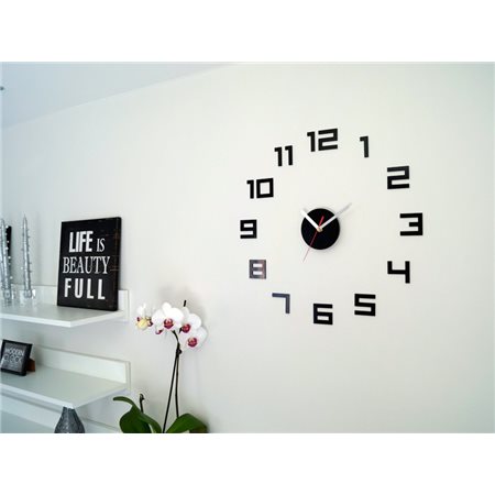 Zegar ścienny DIGIT black