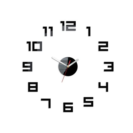 Zegar ścienny DIGIT black