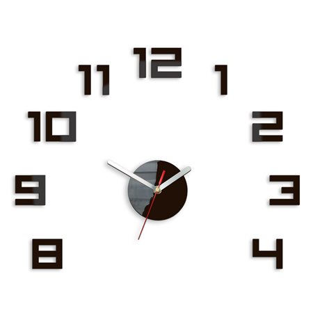 Zegar ścienny DIGIT Wenge
