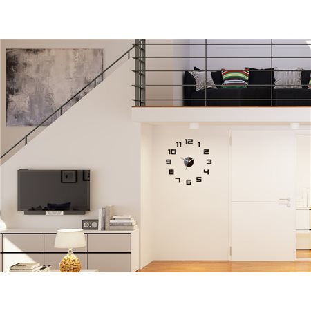 Zegar ścienny DIGIT Wenge