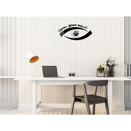 Zegar ścienny Eye Black&Mirror