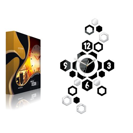 Zegar ścienny Hexagon