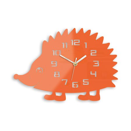 Zegar ścienny Jeż Orange