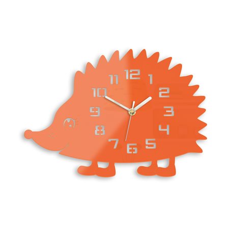 Zegar ścienny Jeż Orange