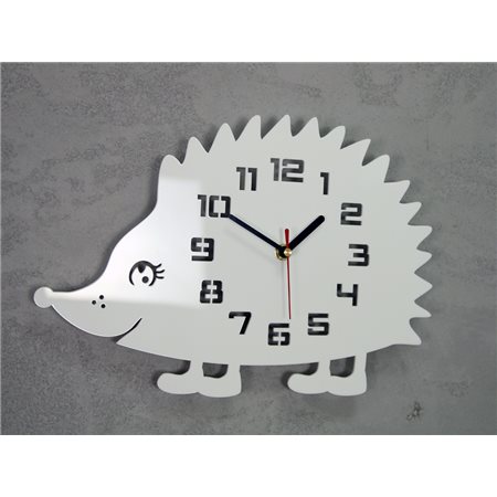 Zegar ścienny Jeż White