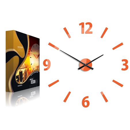 Zegar ścienny Klaus Orange