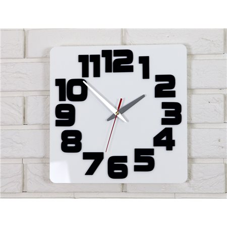 Zegar ścienny Logic WHITE&BLACK