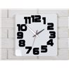Zegar ścienny Logic WHITE&BLACK | Dekormania