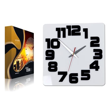 Zegar ścienny Logic WHITE&BLACK