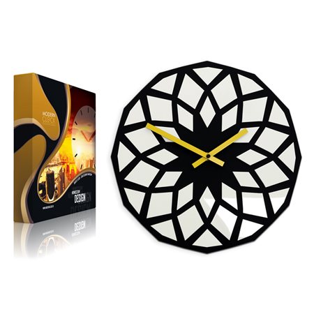 Zegar ścienny Lotos Black&White