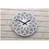 Zegar ścienny Lotos Stone&White | Dekormania