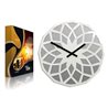 Zegar ścienny Lotos Stone&White | Dekormania