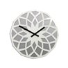 Zegar ścienny Lotos Stone&White | Dekormania