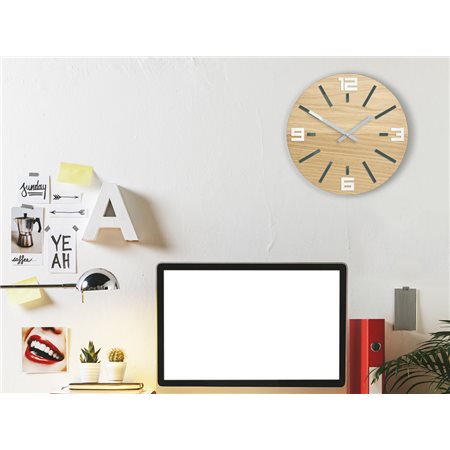 Zegar ścienny Marco White&Grey