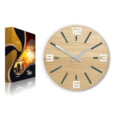 Zegar ścienny Marco White&Grey