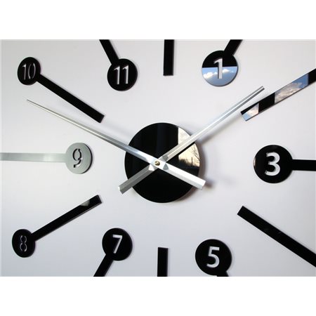 Zegar ścienny Metro Black