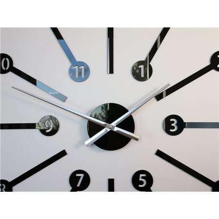 Zegar ścienny Metro Black