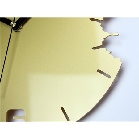 Zegar ścienny Motyle Gold