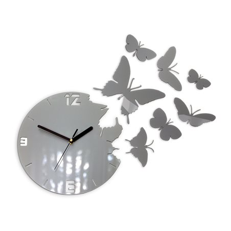 Zegar ścienny Motyle Met Aluminum