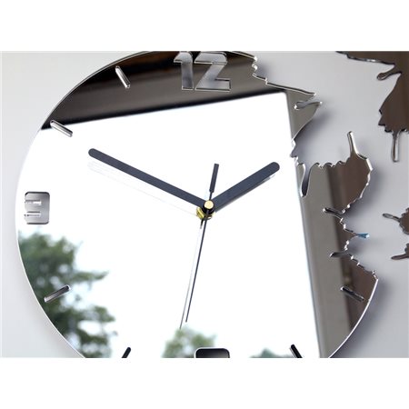 Zegar ścienny Motyle Mirror | Dekormania
