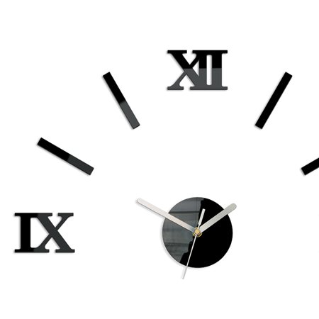 Zegar ścienny Numero Black | Dekormania