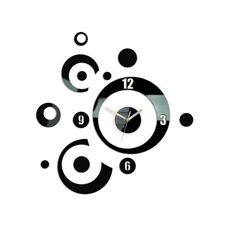 Zegar ścienny Planet Black