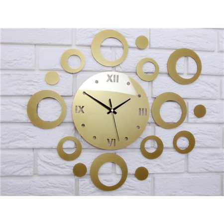 Zegar ścienny Ring Gold