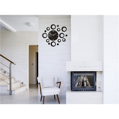 Zegar ścienny Ring Wenge