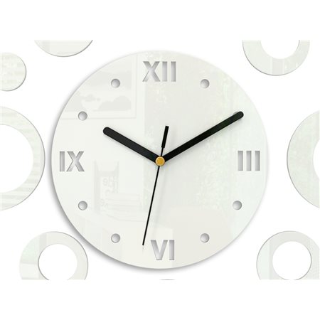 Zegar ścienny Ring White