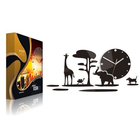 Zegar ścienny Safari Wenge