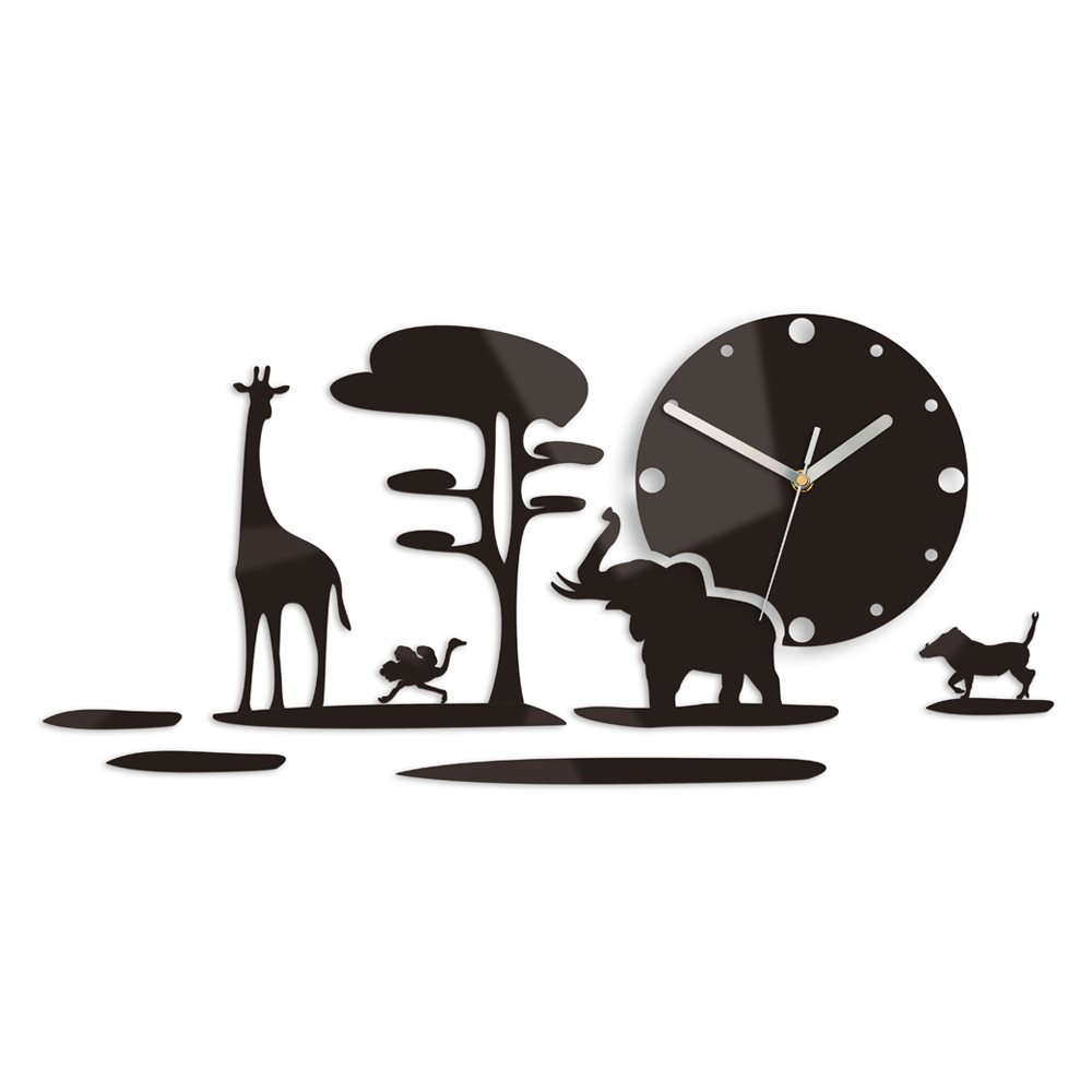 Zegar ścienny Safari Wenge