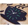 Zegar ścienny Satin CUP Green | Dekormania