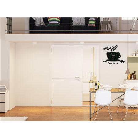 Zegar ścienny Satin CUP Green