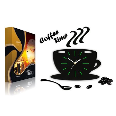 Zegar ścienny Satin CUP Green