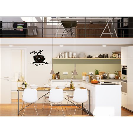 Zegar ścienny Satin CUP Orange