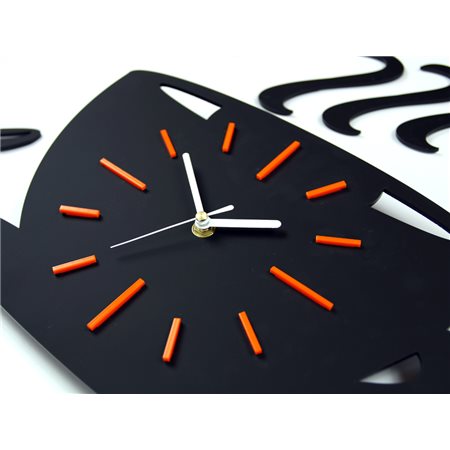 Zegar ścienny Satin CUP Orange
