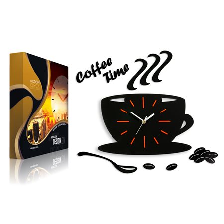 Zegar ścienny Satin CUP Orange