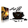 Zegar ścienny Satin CUP Orange | Dekormania