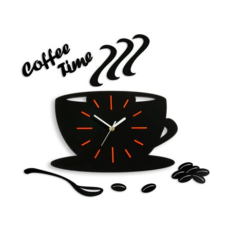 Zegar ścienny Satin CUP Orange